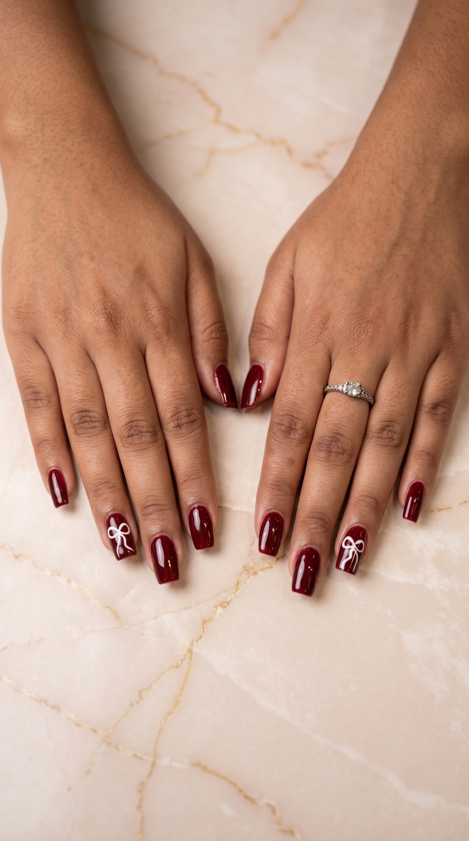 Sheer Rose Manicure