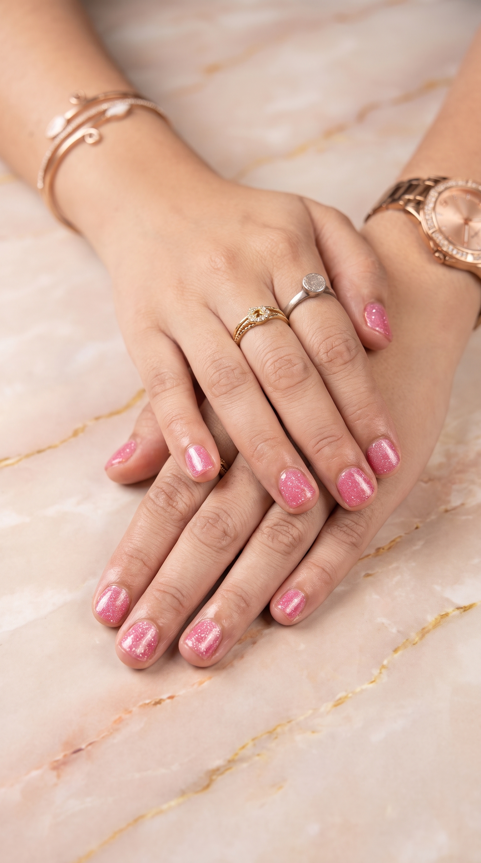 Shimmering Rose Quartz